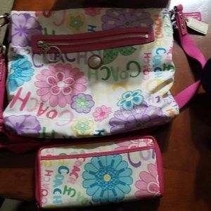 Authentic spring pattern Coach